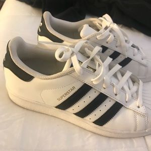 Adidas Superstar Shoes Black&White
